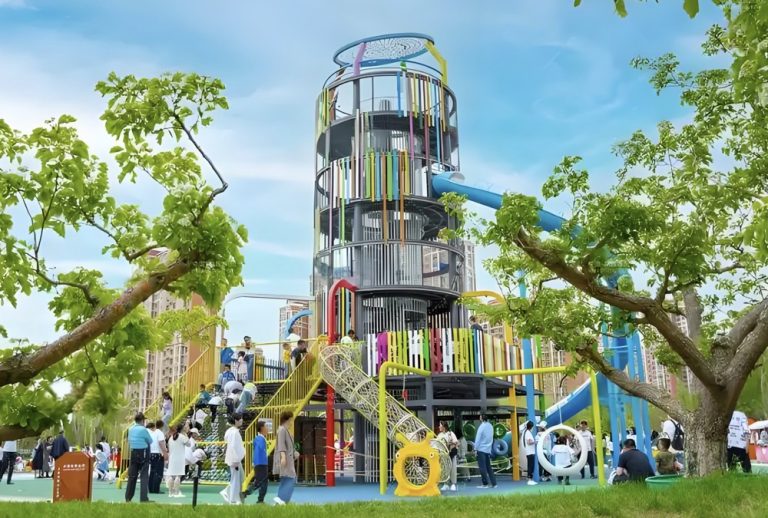 鄂尔多斯水岸新城中央公园